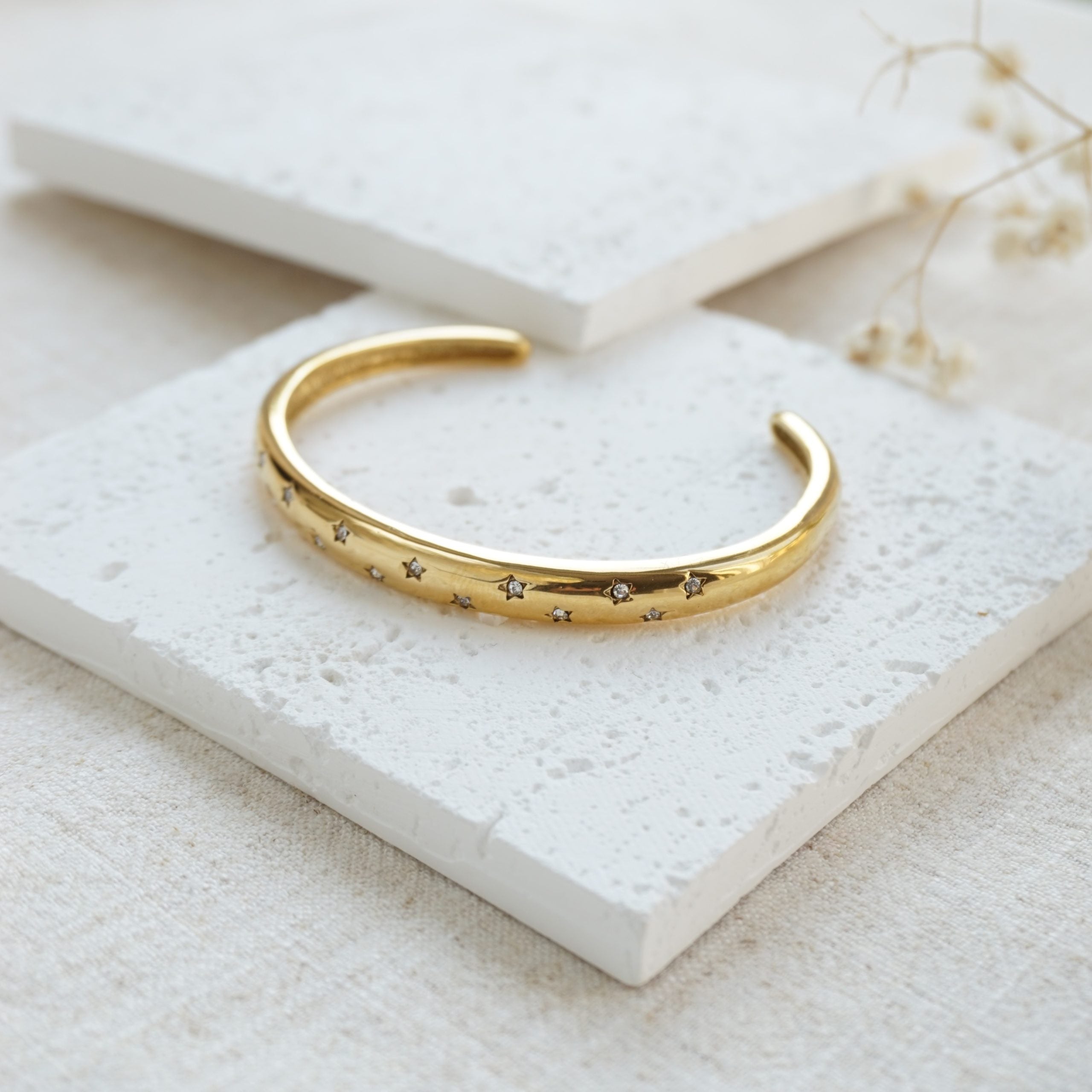 gold belle bangle