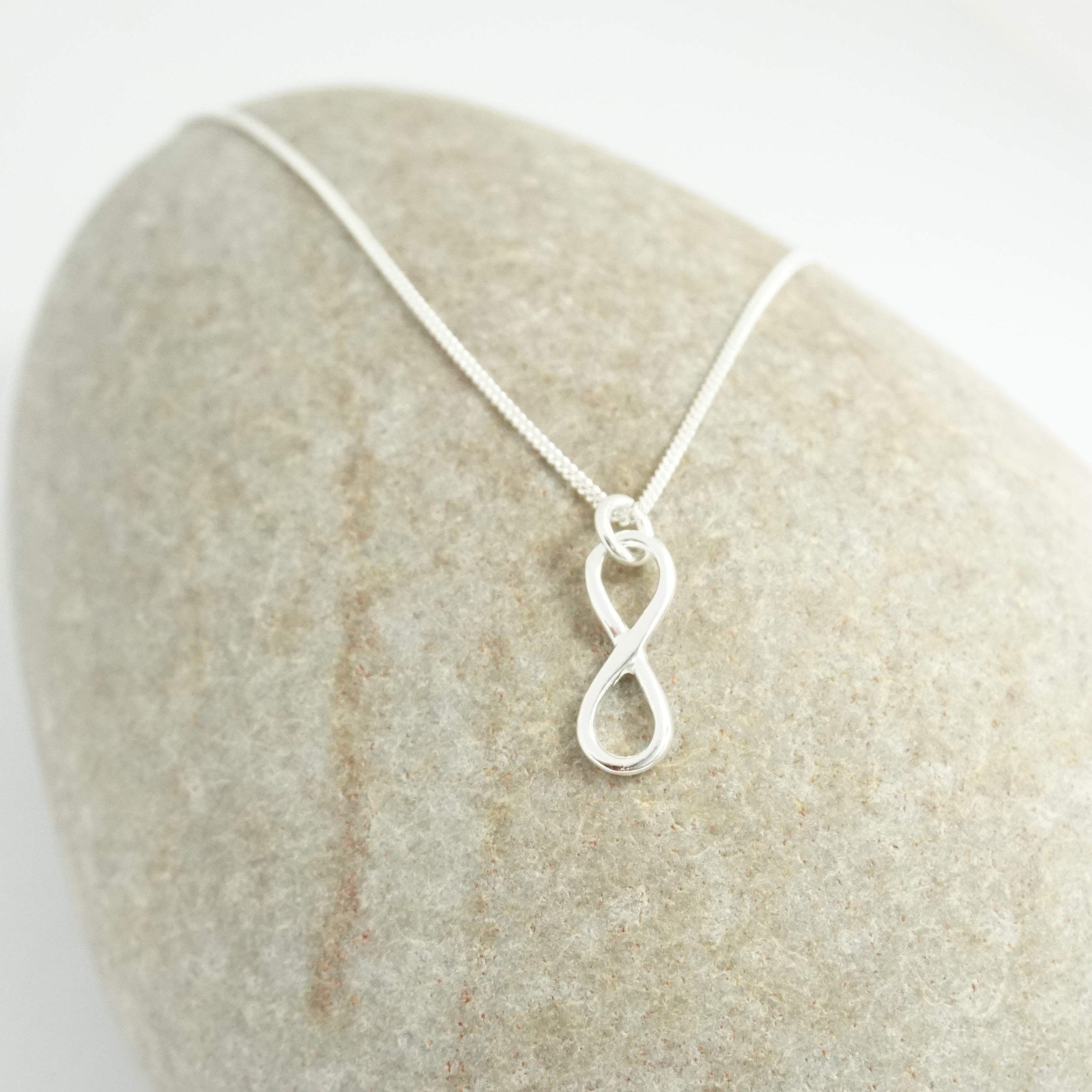 Sterling Silver Necklace with Infinity Charm