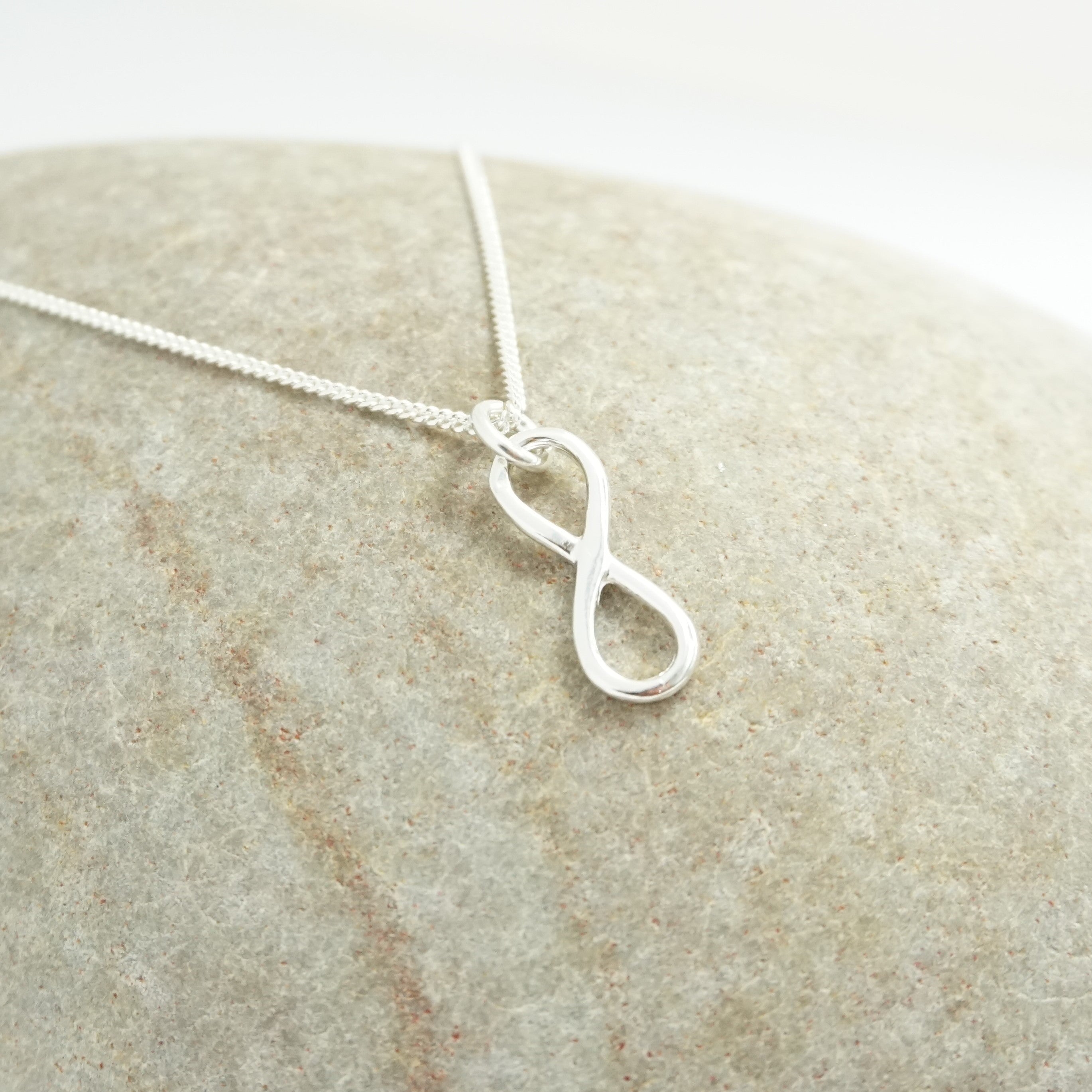 Sterling Silver Necklace with Infinity Charm