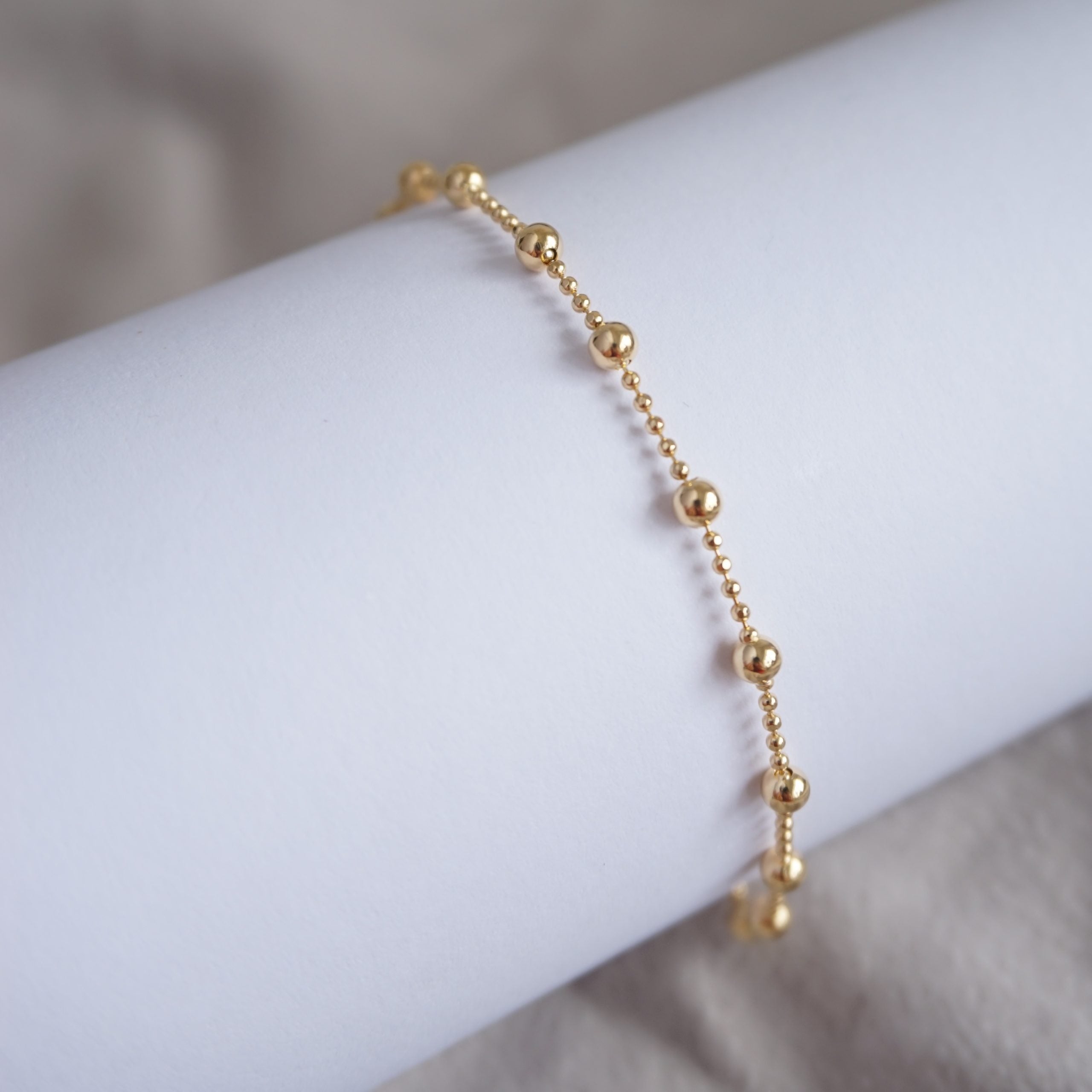 gold serenity anklet