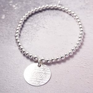 sterling silver mother bracelet