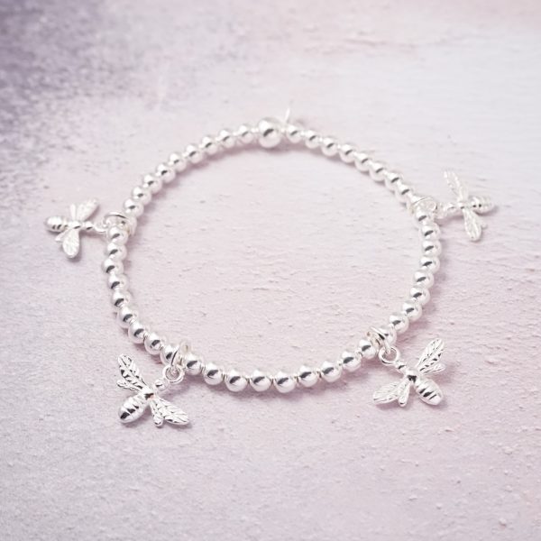 Sterling Silver bumble bee bracelet