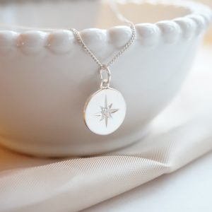 Sterling silver protection necklace