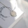 Sterling silver date stamped necklace