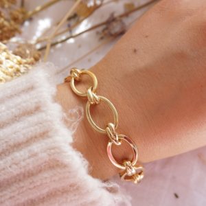 gold eternity bracelet