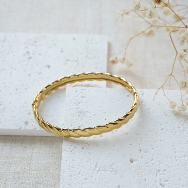 gold willow bangle