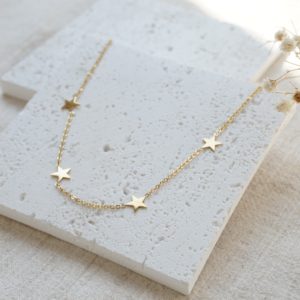 gold aura necklace