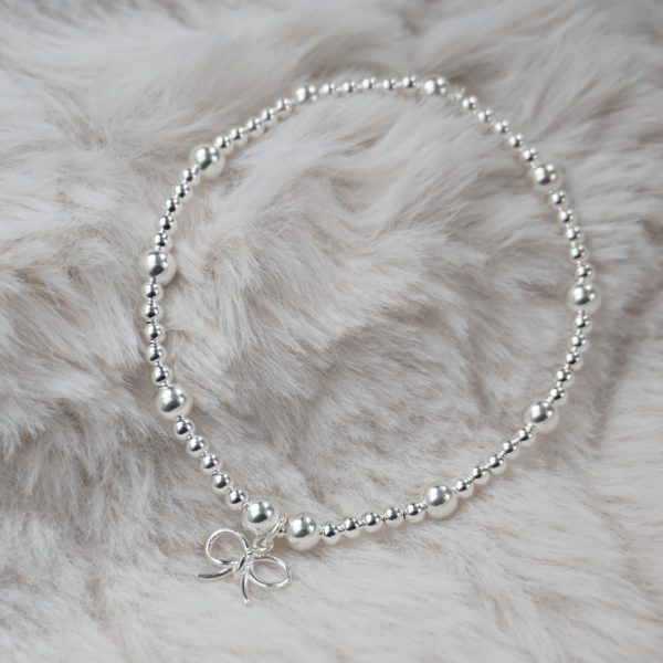 Sterling Silver Bow Bracelet - Image 3